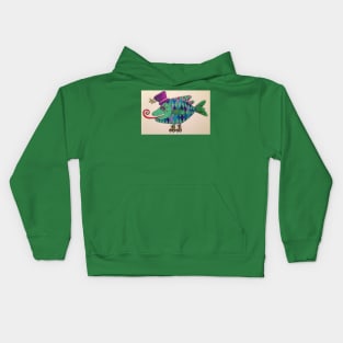 Golden skates Kids Hoodie